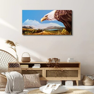 Wandbild Tiervogel-Adler-Himmel