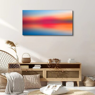 Foto auf leinwand Sonnenuntergang in Pastelltönen