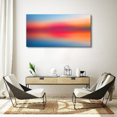 Foto auf leinwand Sonnenuntergang in Pastelltönen