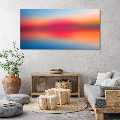 Foto auf leinwand Sonnenuntergang in Pastelltönen
