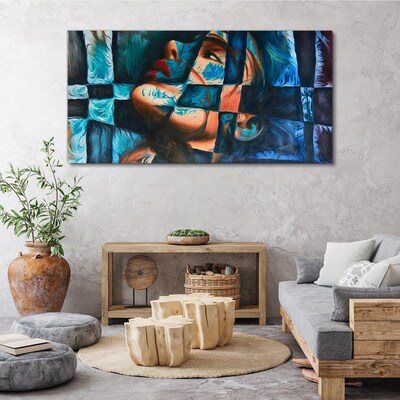 Foto auf leinwand Fragmente von Emotionen in Farbe