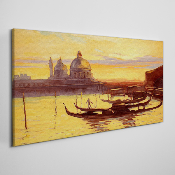 Wandbild Das goldene Wasser von Venedig