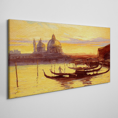 Wandbild Das goldene Wasser von Venedig