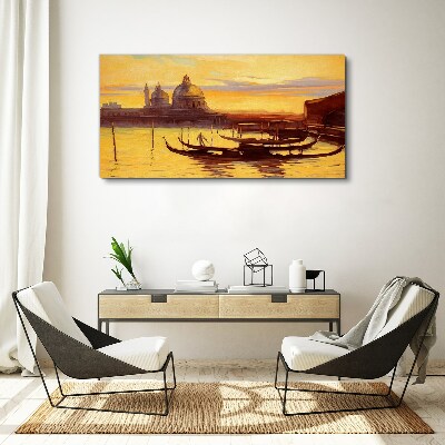 Wandbild Das goldene Wasser von Venedig