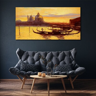 Wandbild Das goldene Wasser von Venedig