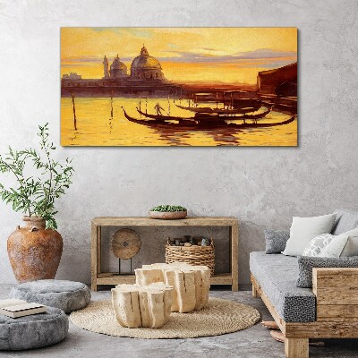Wandbild Das goldene Wasser von Venedig