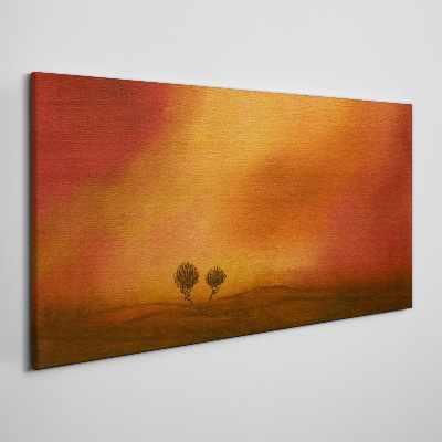 Foto auf leinwand Sonnenuntergang über dem Horizont