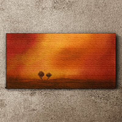 Foto auf leinwand Sonnenuntergang über dem Horizont