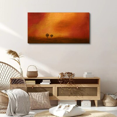 Foto auf leinwand Sonnenuntergang über dem Horizont