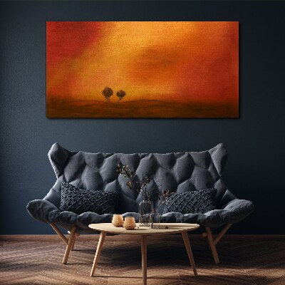 Foto auf leinwand Sonnenuntergang über dem Horizont