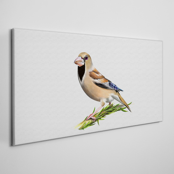 Foto auf leinwand Ein Vogel auf einem Ast