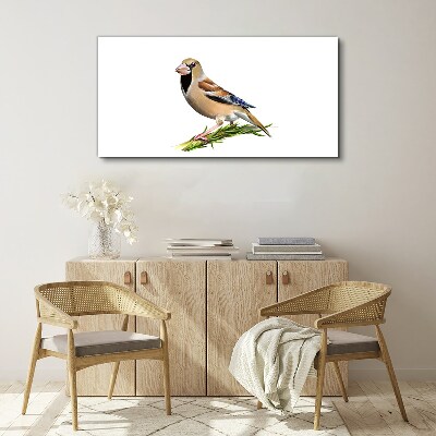 Foto auf leinwand Ein Vogel auf einem Ast