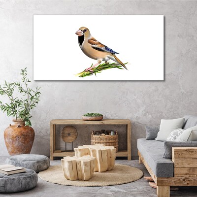 Foto auf leinwand Ein Vogel auf einem Ast