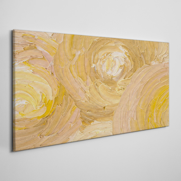Foto auf leinwand Beige Spiralen in sanftem Licht
