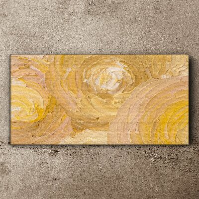 Foto auf leinwand Beige Spiralen in sanftem Licht