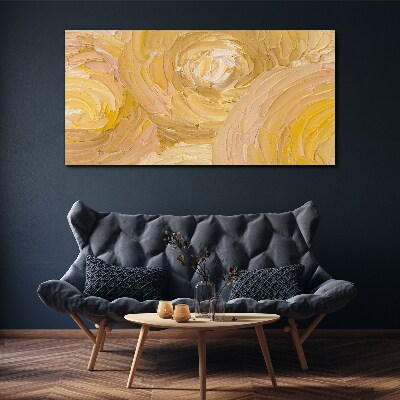 Foto auf leinwand Beige Spiralen in sanftem Licht
