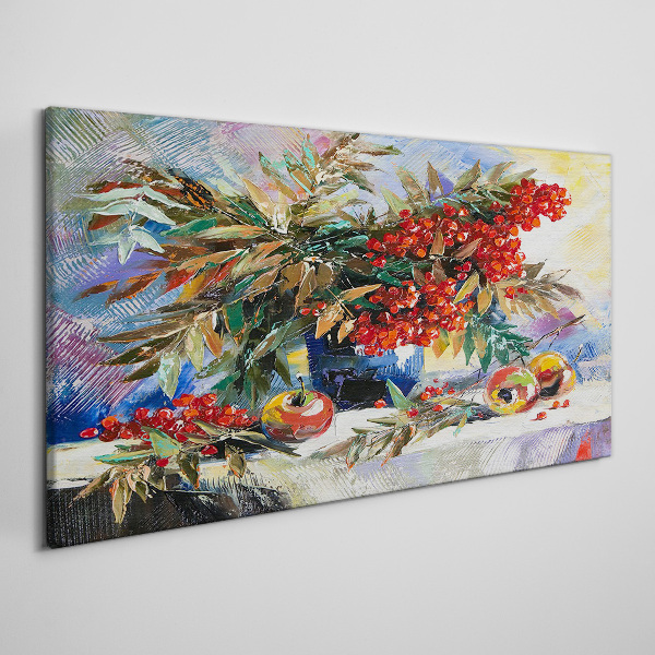 Foto auf leinwand Fruchtbouquet mit Eberesche