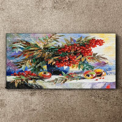 Foto auf leinwand Fruchtbouquet mit Eberesche