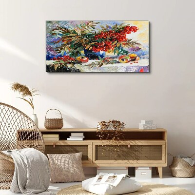 Foto auf leinwand Fruchtbouquet mit Eberesche
