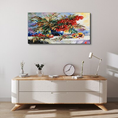 Foto auf leinwand Fruchtbouquet mit Eberesche