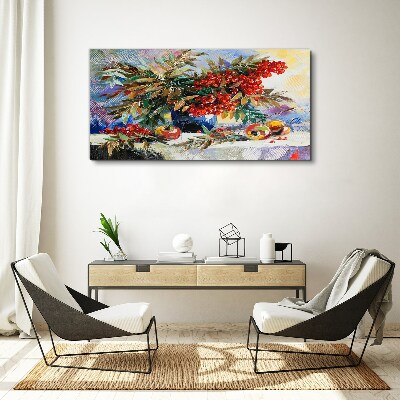 Foto auf leinwand Fruchtbouquet mit Eberesche