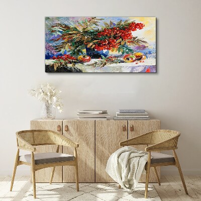 Foto auf leinwand Fruchtbouquet mit Eberesche