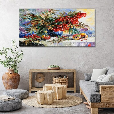Foto auf leinwand Fruchtbouquet mit Eberesche