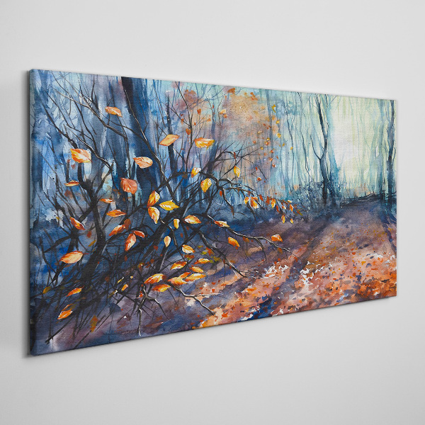 Bild auf leinwand Herbstgasse