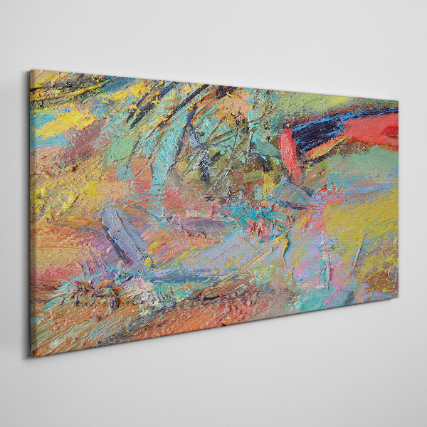 Foto auf leinwand Bunte abstrakte Landschaft