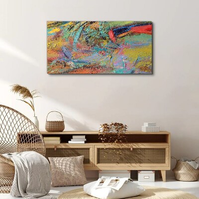 Foto auf leinwand Bunte abstrakte Landschaft