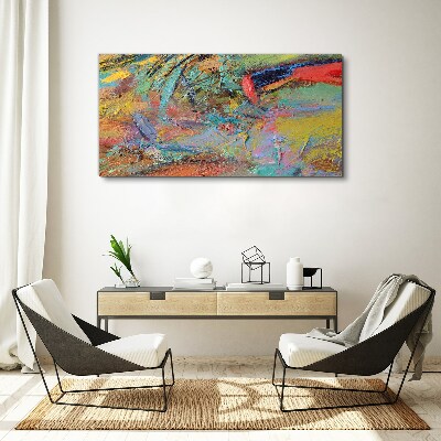 Foto auf leinwand Bunte abstrakte Landschaft