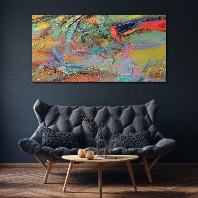 Foto auf leinwand Bunte abstrakte Landschaft