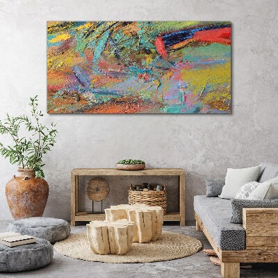 Foto auf leinwand Bunte abstrakte Landschaft