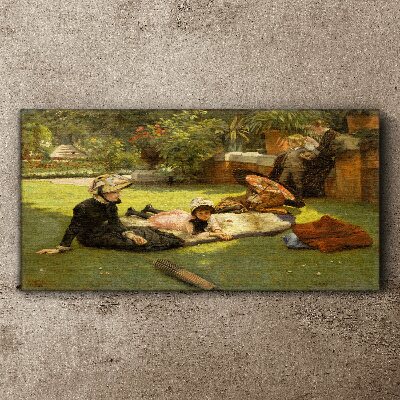 Foto auf leinwand Sommernachmittag im Garten