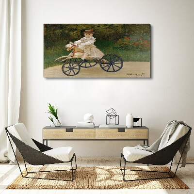 Bild auf leinwand Kind auf einem Rutscher
