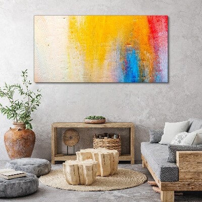Foto auf leinwand Bunte Abstraktion auf weißem Hintergrund