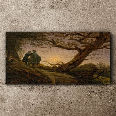 Foto auf leinwand Sonnenuntergang über der Landschaft