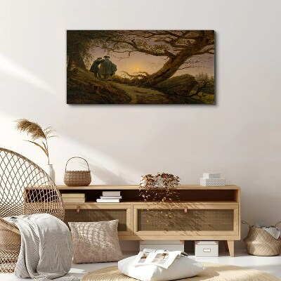Foto auf leinwand Sonnenuntergang über der Landschaft