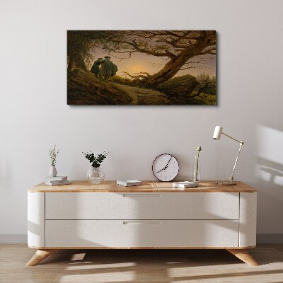 Foto auf leinwand Sonnenuntergang über der Landschaft