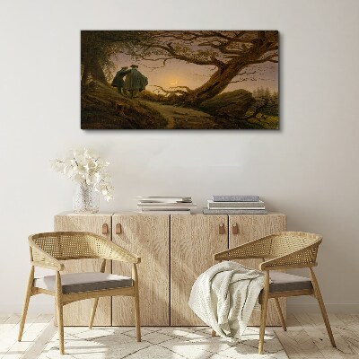 Foto auf leinwand Sonnenuntergang über der Landschaft