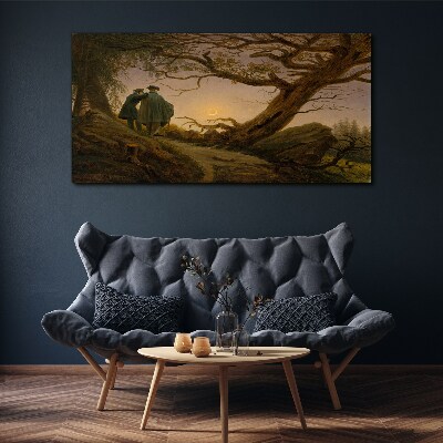 Foto auf leinwand Sonnenuntergang über der Landschaft