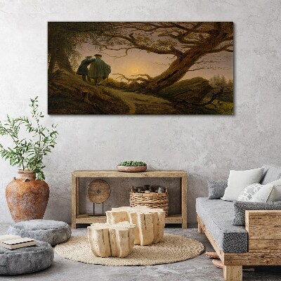 Foto auf leinwand Sonnenuntergang über der Landschaft
