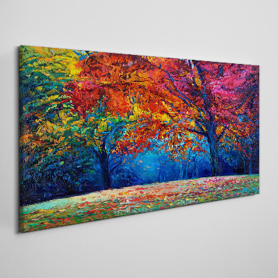 Foto auf leinwand Farbenfrohe Herbstlandschaft