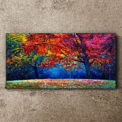 Foto auf leinwand Farbenfrohe Herbstlandschaft