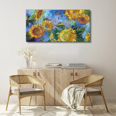 Wandbild Blumen Sonnenblumen