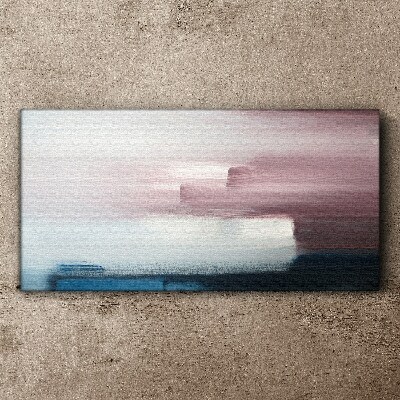 Foto auf leinwand Abstrakte Landschaft in Pastelltönen