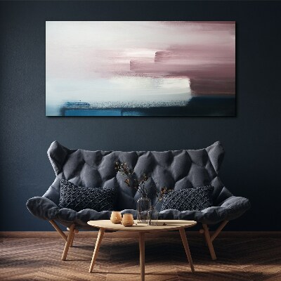 Foto auf leinwand Abstrakte Landschaft in Pastelltönen