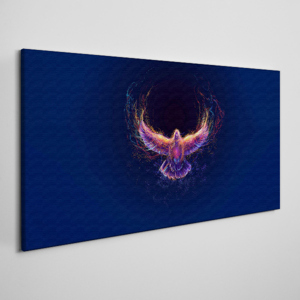Foto auf leinwand Vogel in Flammen