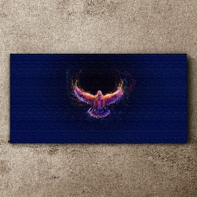 Foto auf leinwand Vogel in Flammen
