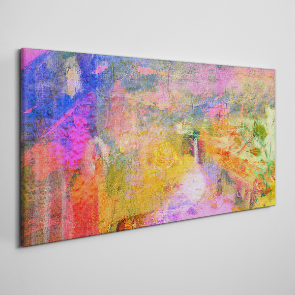Foto auf leinwand Bunte abstrakte Landschaft